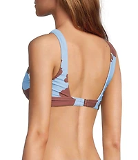 Antonio Melani Mandarin Blooms V-Neck Bralette Swim Top
