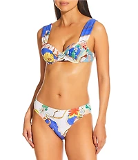 Antonio Melani Map Underwire Bralette Swim Top