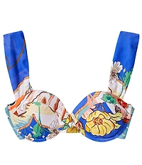 Antonio Melani Map Underwire Bralette Swim Top