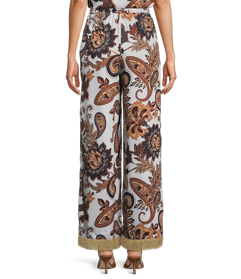 Antonio Melani Coordinating Margaret Paisley Flat Front Pants