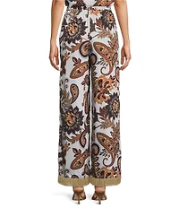 Antonio Melani Coordinating Margaret Paisley Flat Front Pants