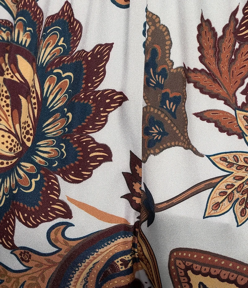 Antonio Melani Coordinating Margaret Paisley Flat Front Pants