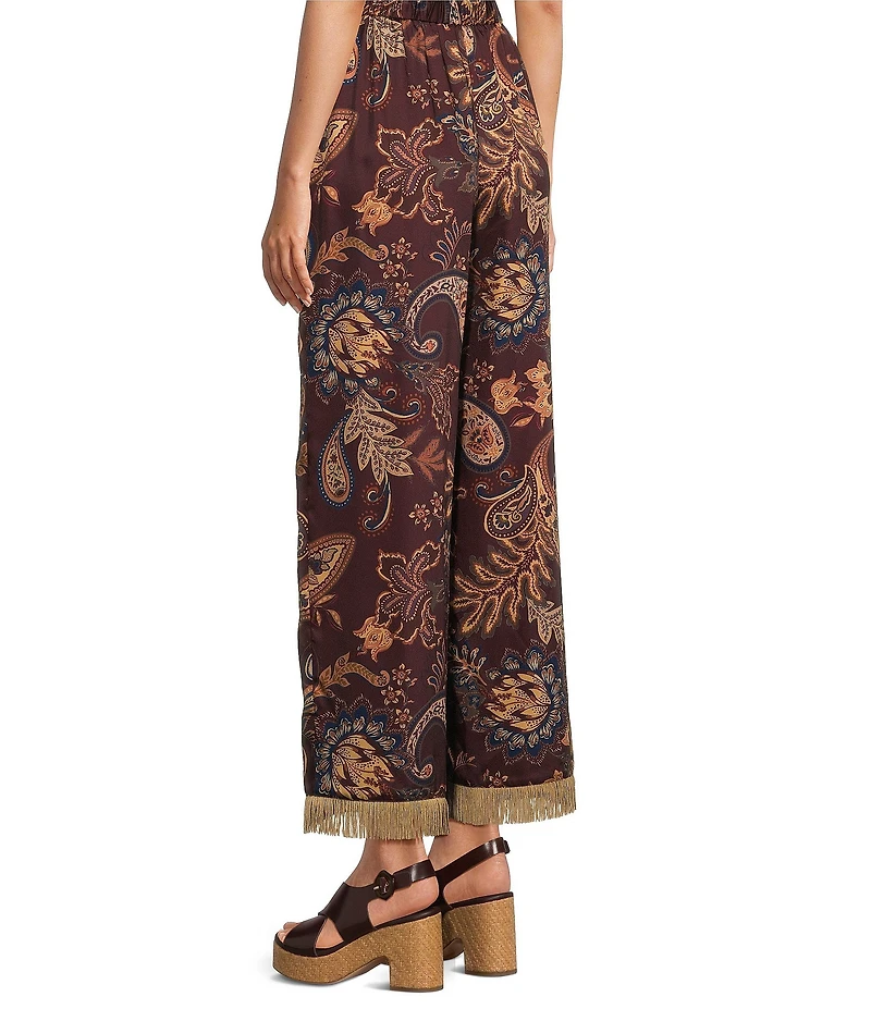 Antonio Melani Margaret Paisley Flat Front Pants