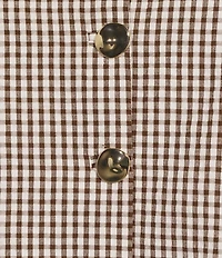 Antonio Melani Maria Gingham Sleeveless Button Front Coordinating Vest