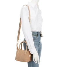 Antonio Melani Marsha Suede Mini Tote Bag