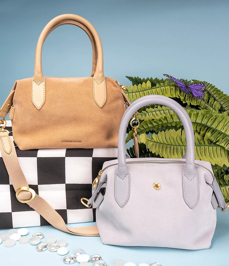 Antonio Melani Marsha Suede Mini Tote Bag