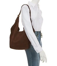 Antonio Melani Marta Suede Hobo Bag
