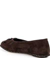 Antonio Melani Mason Suede Ball Chain Flats