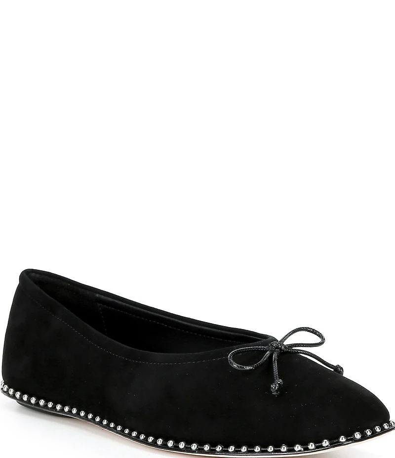 Antonio Melani Mason Suede Ball Chain Flats