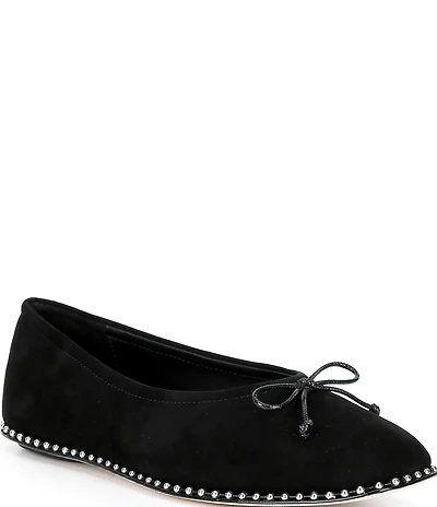 Antonio Melani Mason Suede Ball Chain Flats