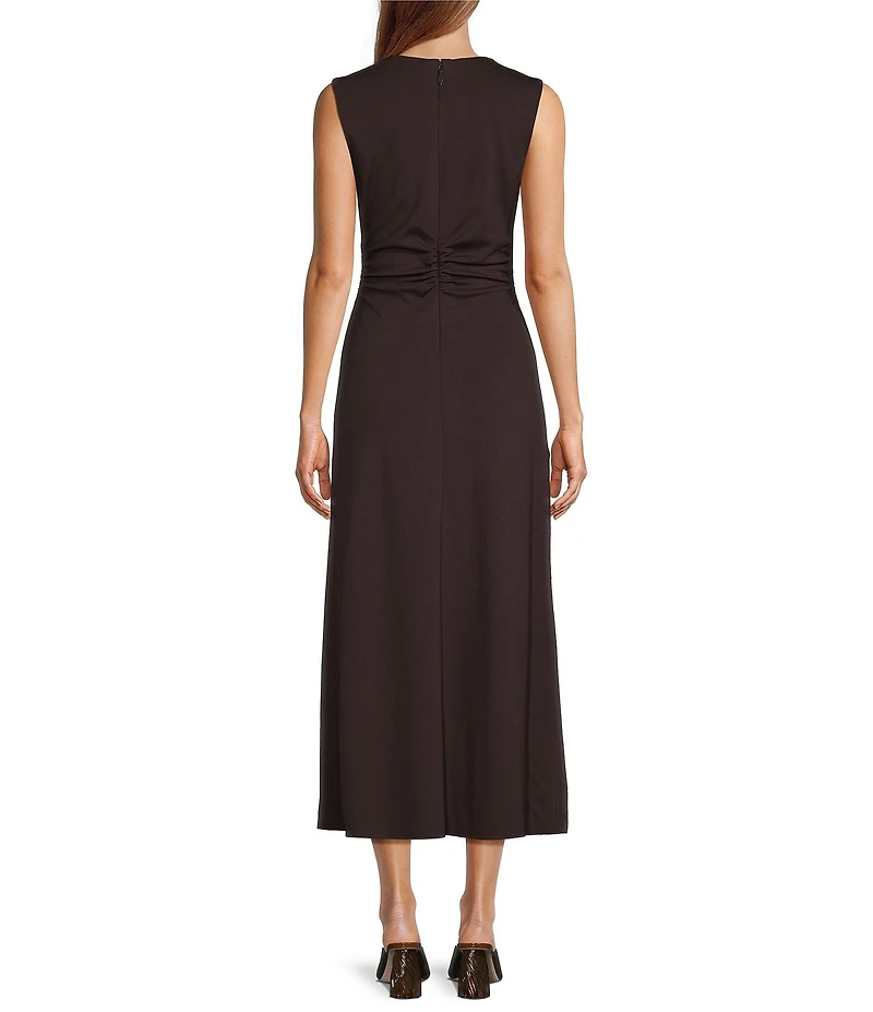 Antonio Melani Matilda Ponte Jewel Neck Sleeveless Dress