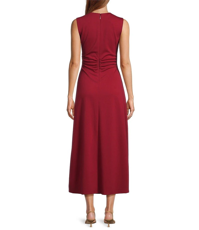 Antonio Melani Matilda Ponte Jewel Neck Sleeveless Dress