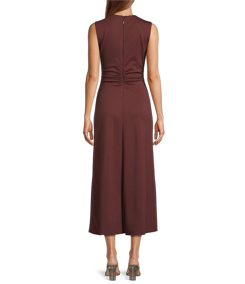 Antonio Melani Matilda Ponte Jewel Neck Sleeveless Dress