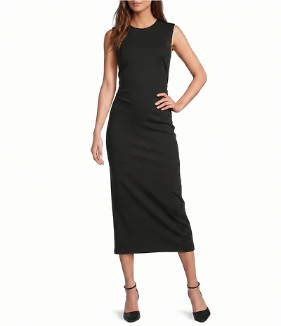 Antonio Melani Matilda Ponte Jewel Neck Sleeveless Dress