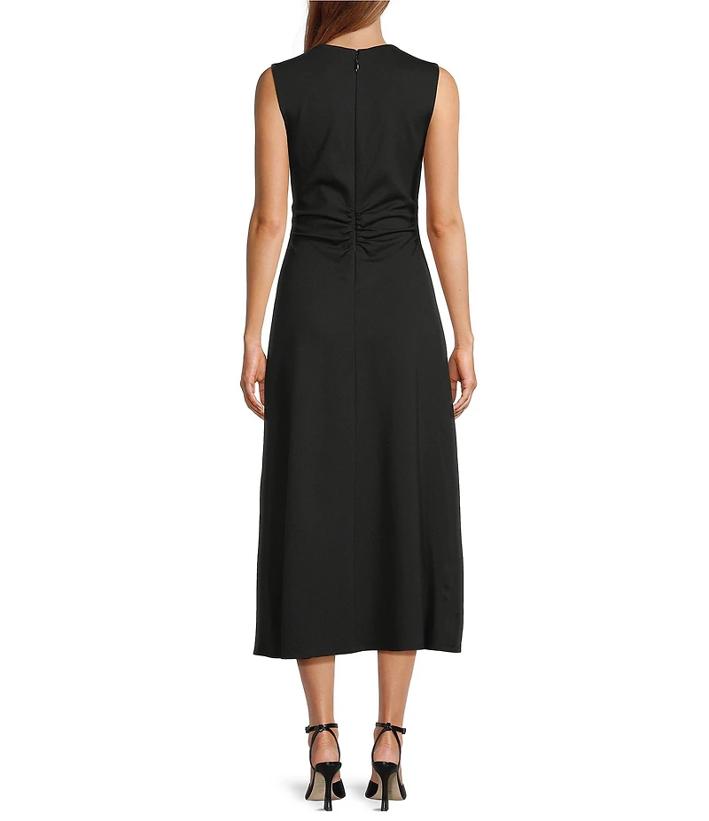 Antonio Melani Matilda Ponte Jewel Neck Sleeveless Dress