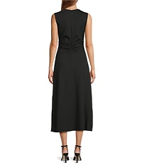 Antonio Melani Matilda Ponte Jewel Neck Sleeveless Dress