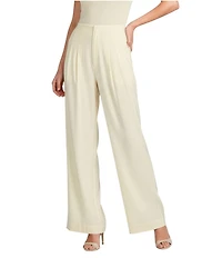 Antonio Melani Melinda Linen Flat Front Straight Pants
