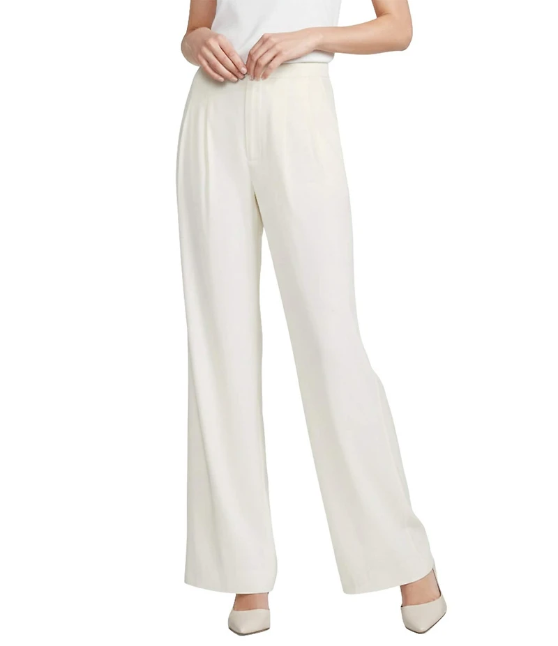 Antonio Melani Melinda Linen Flat Front Straight Pants