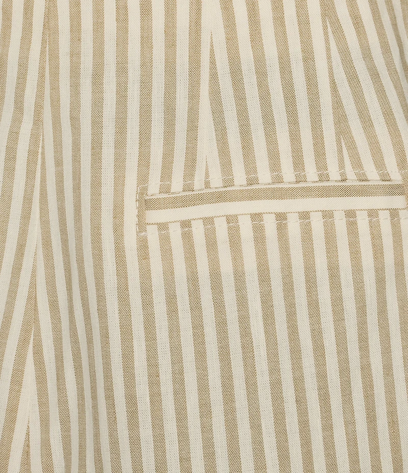 Antonio Melani Melinda Coordinating Stripe Linen Blend Straight Leg Pants