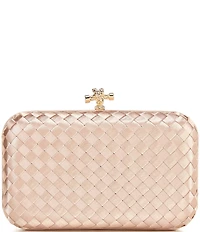 Antonio Melani Mini Weave Minaudiere Clutch