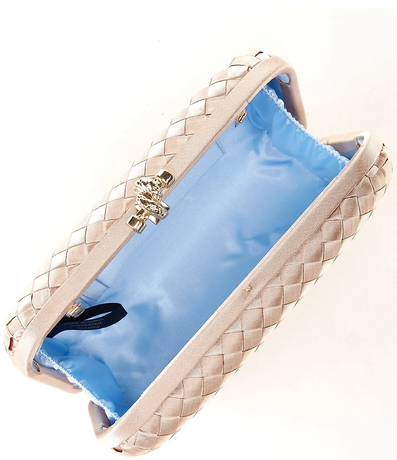 Antonio Melani Mini Weave Minaudiere Clutch