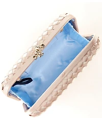 Antonio Melani Mini Weave Minaudiere Clutch