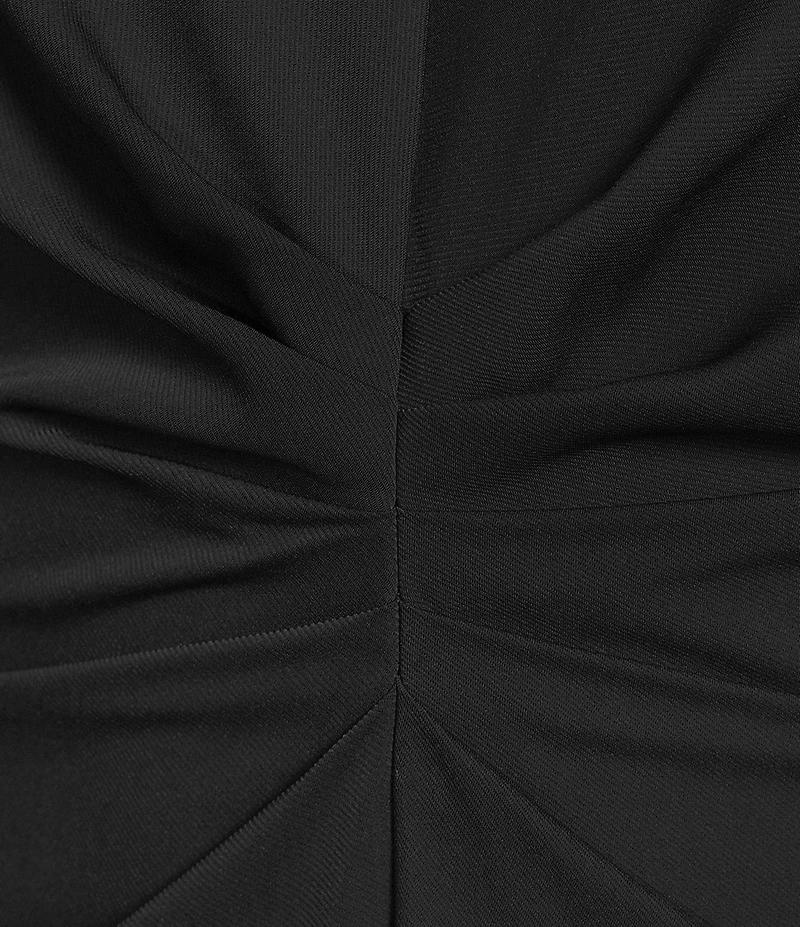 Antonio Melani Miriam Crepe Crew Neckline Long Sleeve Dress