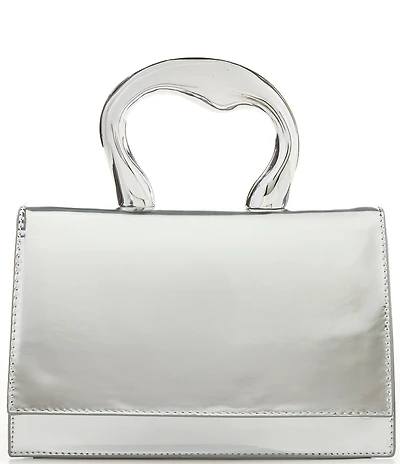 Antonio Melani Molten Mirrored Top Handle Bag