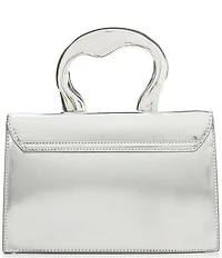 Antonio Melani Molten Mirrored Top Handle Bag