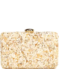 Antonio Melani Mosaic Sprinkle Stone Minaudiere Clutch