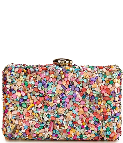 Antonio Melani Multi Color Minaudiere Clutch