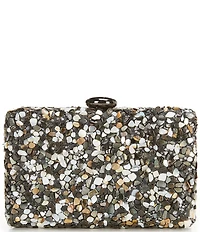 Antonio Melani Multi Stone Minaudiere Clutch Bag