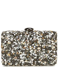 Antonio Melani Multi Stone Minaudiere Clutch Bag