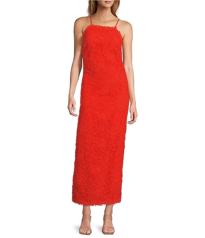 Antonio Melani Nancy Lace Square Neck Sleeveless Dress