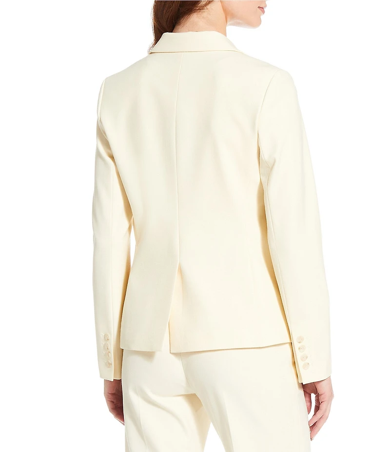 Antonio Melani Naya Slub Suiting Long Sleeve One Button Blazer