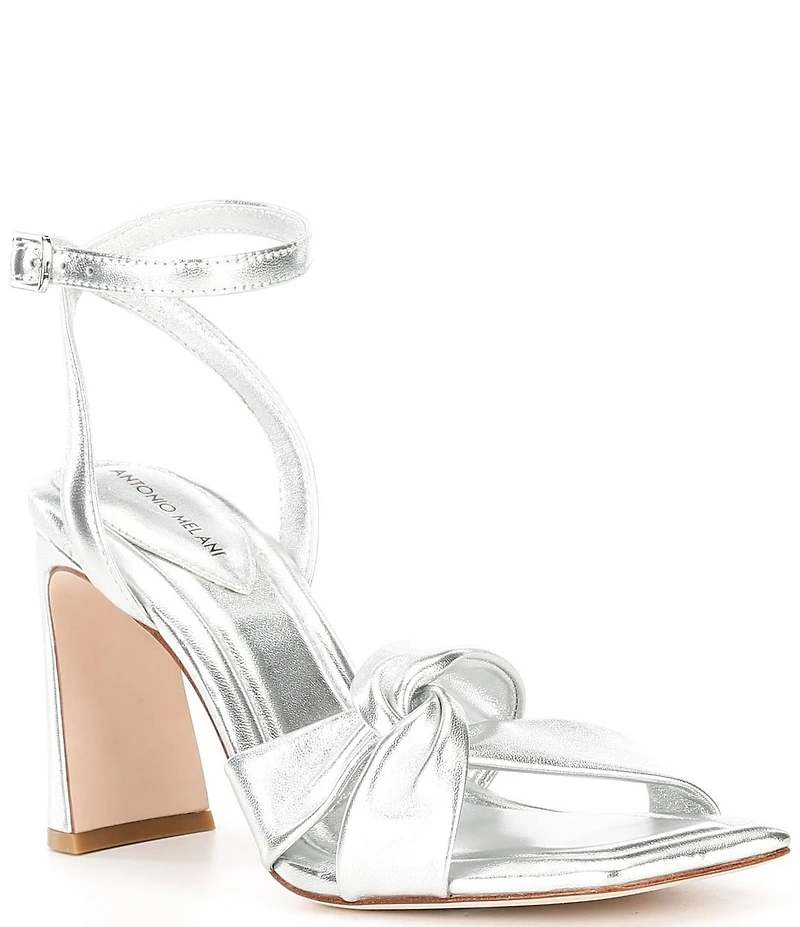 Antonio Melani Nikki Leather Twisted Dress Sandals