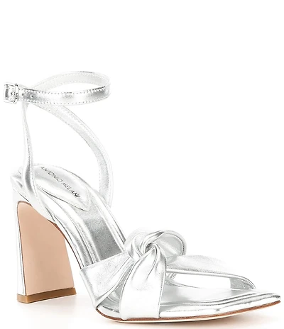 Antonio Melani Nikki Leather Twisted Dress Sandals