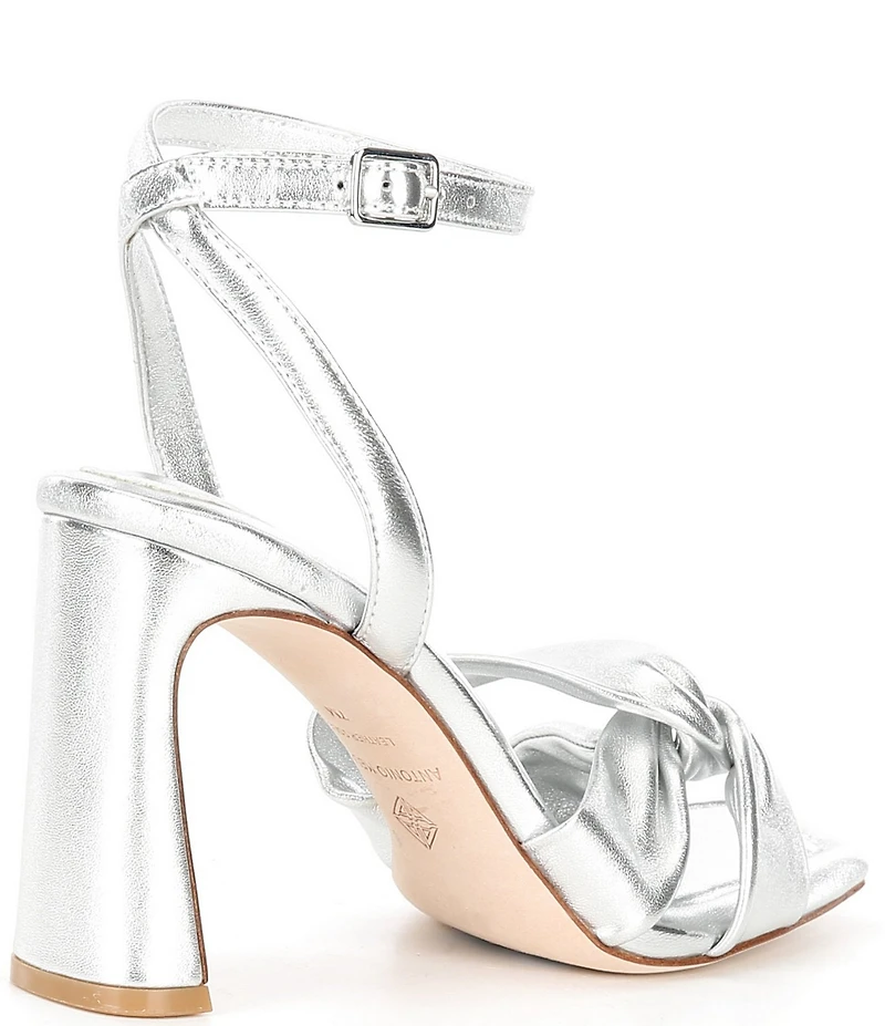 Antonio Melani Nikki Leather Twisted Dress Sandals