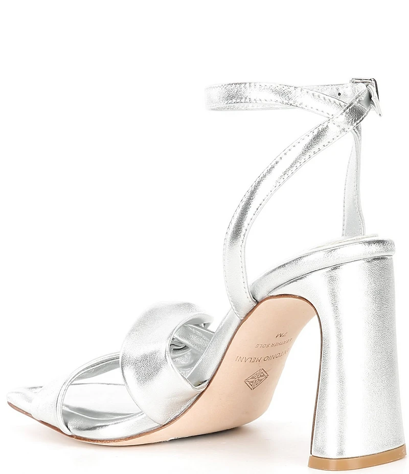 Antonio Melani Nikki Leather Twisted Dress Sandals
