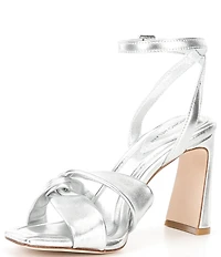 Antonio Melani Nikki Leather Twisted Dress Sandals