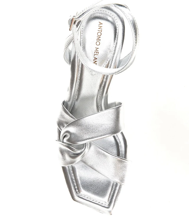 Antonio Melani Nikki Leather Twisted Dress Sandals at CoolSprings Galleria  in Franklin, TN