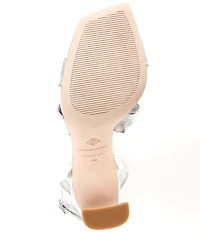 Antonio Melani Nikki Leather Twisted Dress Sandals