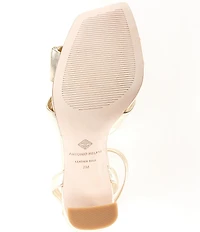 Antonio Melani Nikki Leather Twisted Dress Sandals