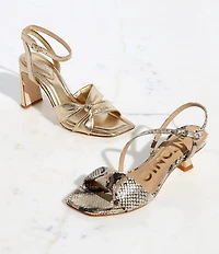 Antonio Melani Nikki Leather Twisted Dress Sandals