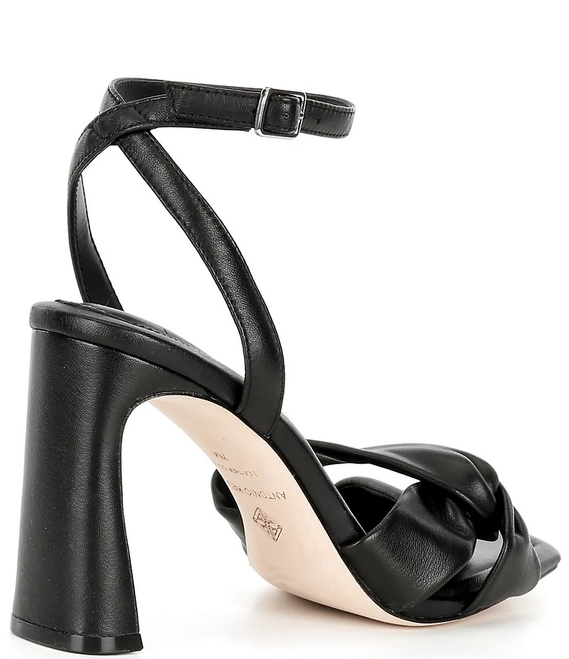 Antonio Melani Nikki Leather Twisted Dress Sandals