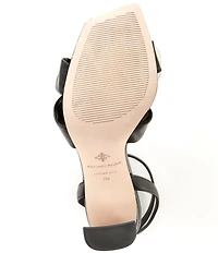 Antonio Melani Nikki Leather Twisted Dress Sandals