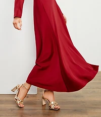 Antonio Melani Nikki Leather Twisted Dress Sandals