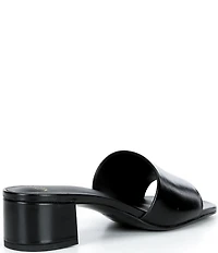 Antonio Melani Niya Leather Easy Slip On Dress Sandal Mules