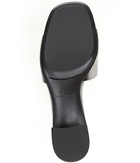 Antonio Melani Niya Leather Easy Slip On Dress Sandal Mules