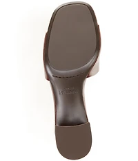 Antonio Melani Niya Leather Easy Slip On Dress Sandal Mules